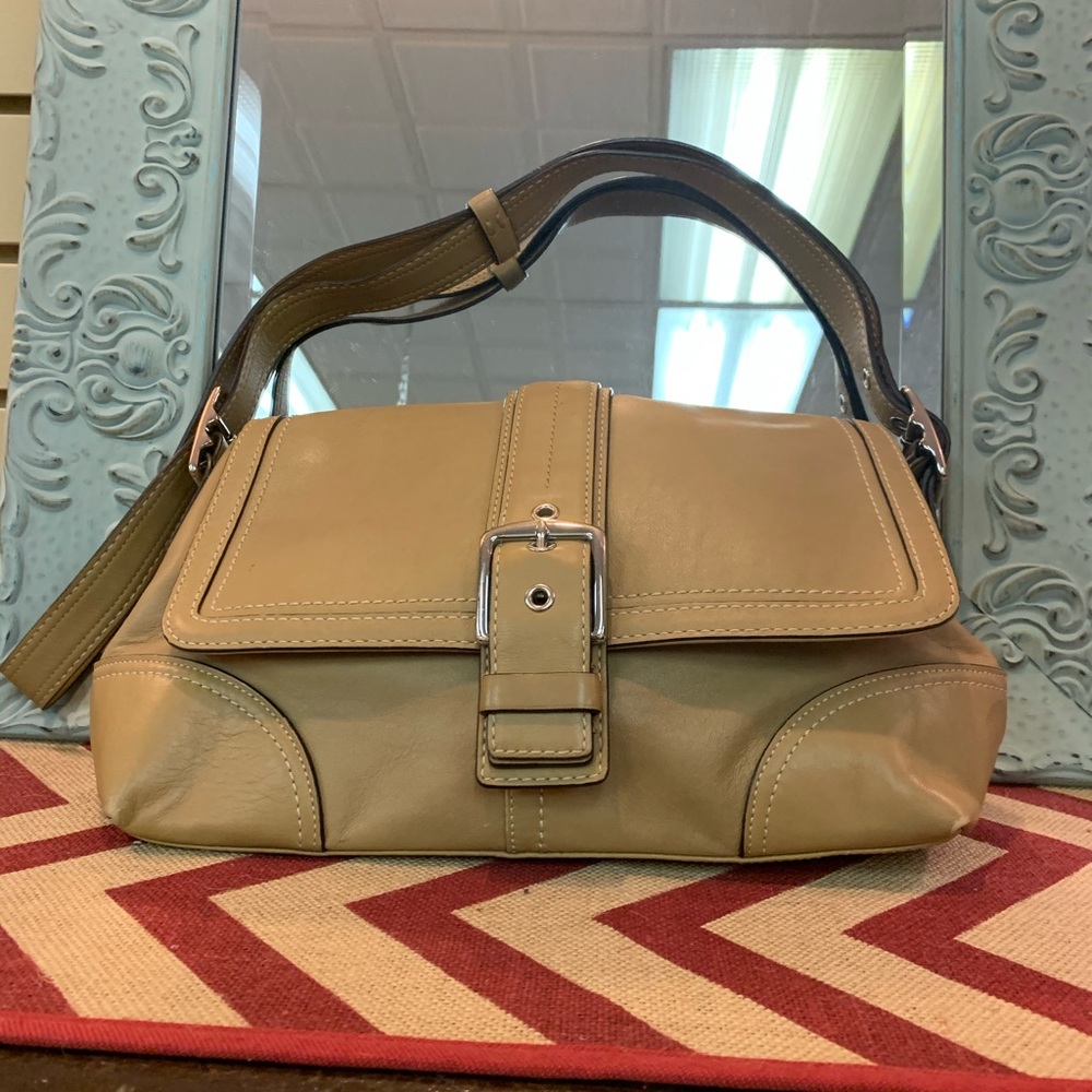 Coach tan purse